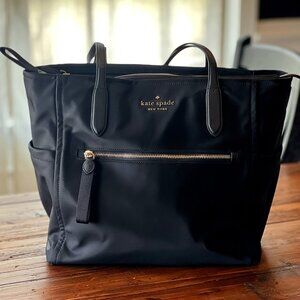 ♠️kate spade Chelsea Large Nylon Black Tote Bag
